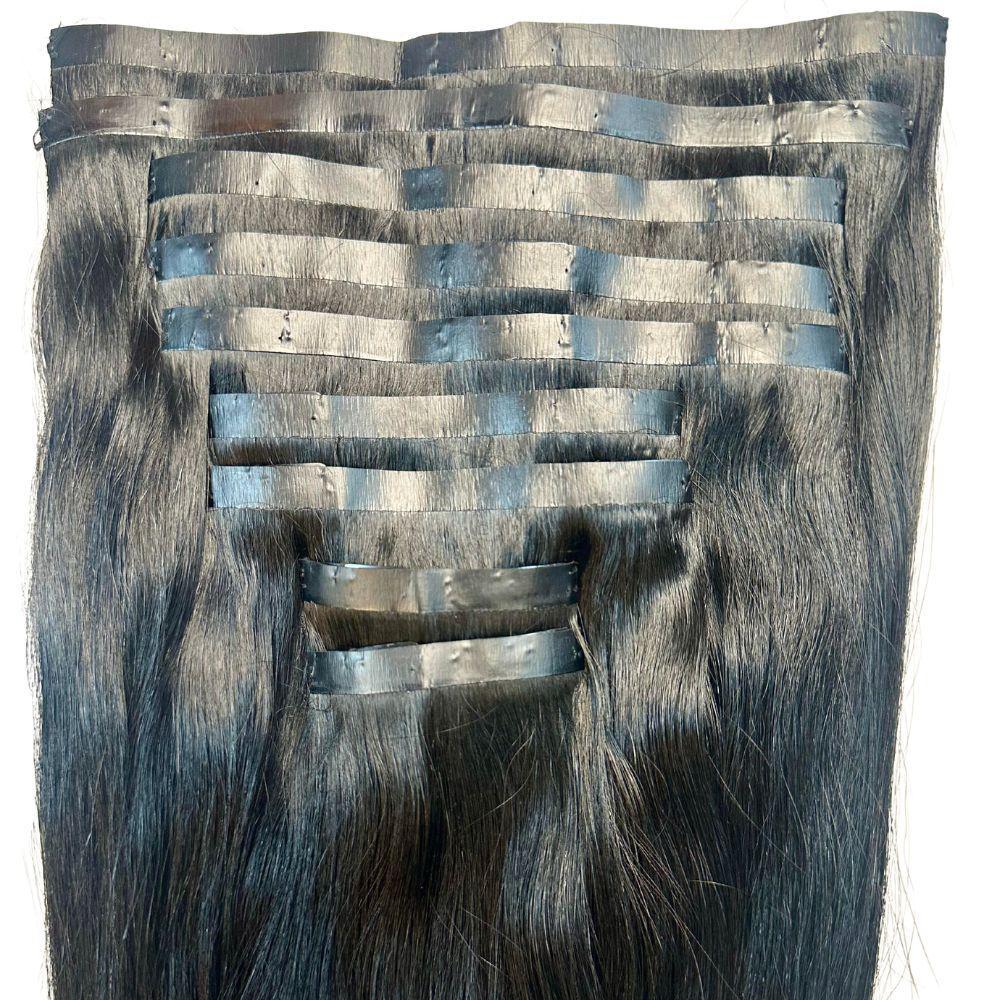 Natural Black Seamless Clip-Ins