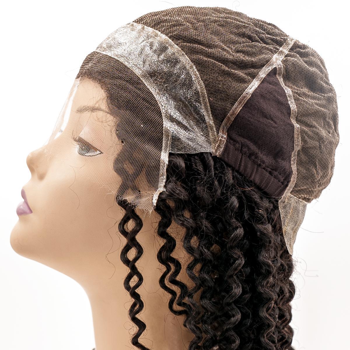 curly Mono pu medical wig