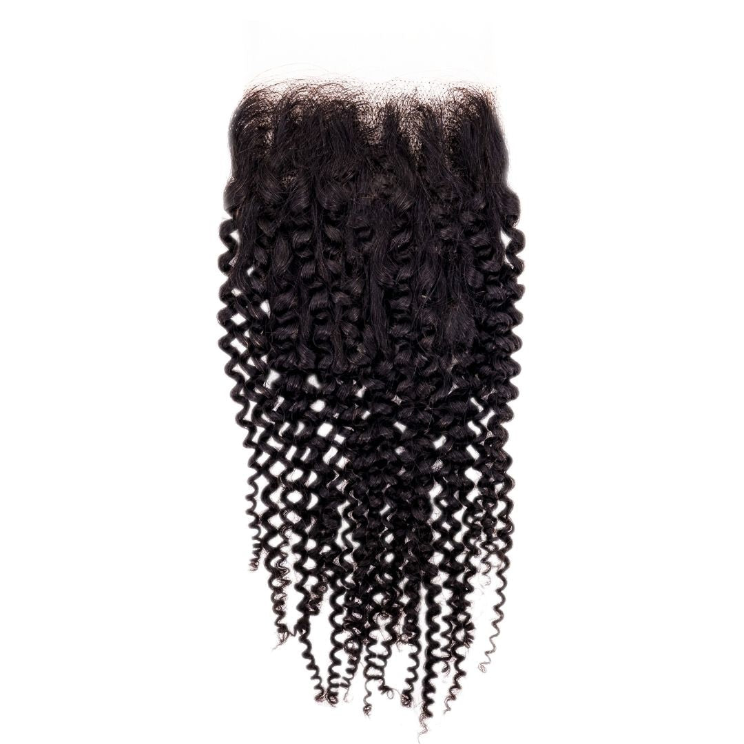 Brazilian Afro Kinky Curly Closure