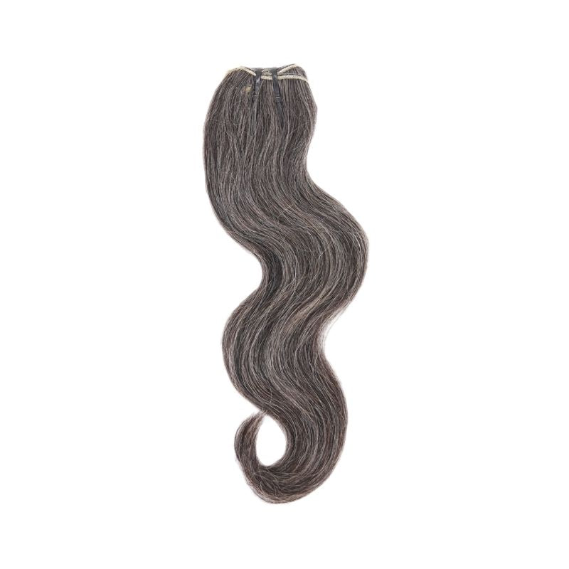 Raw natural gray hair