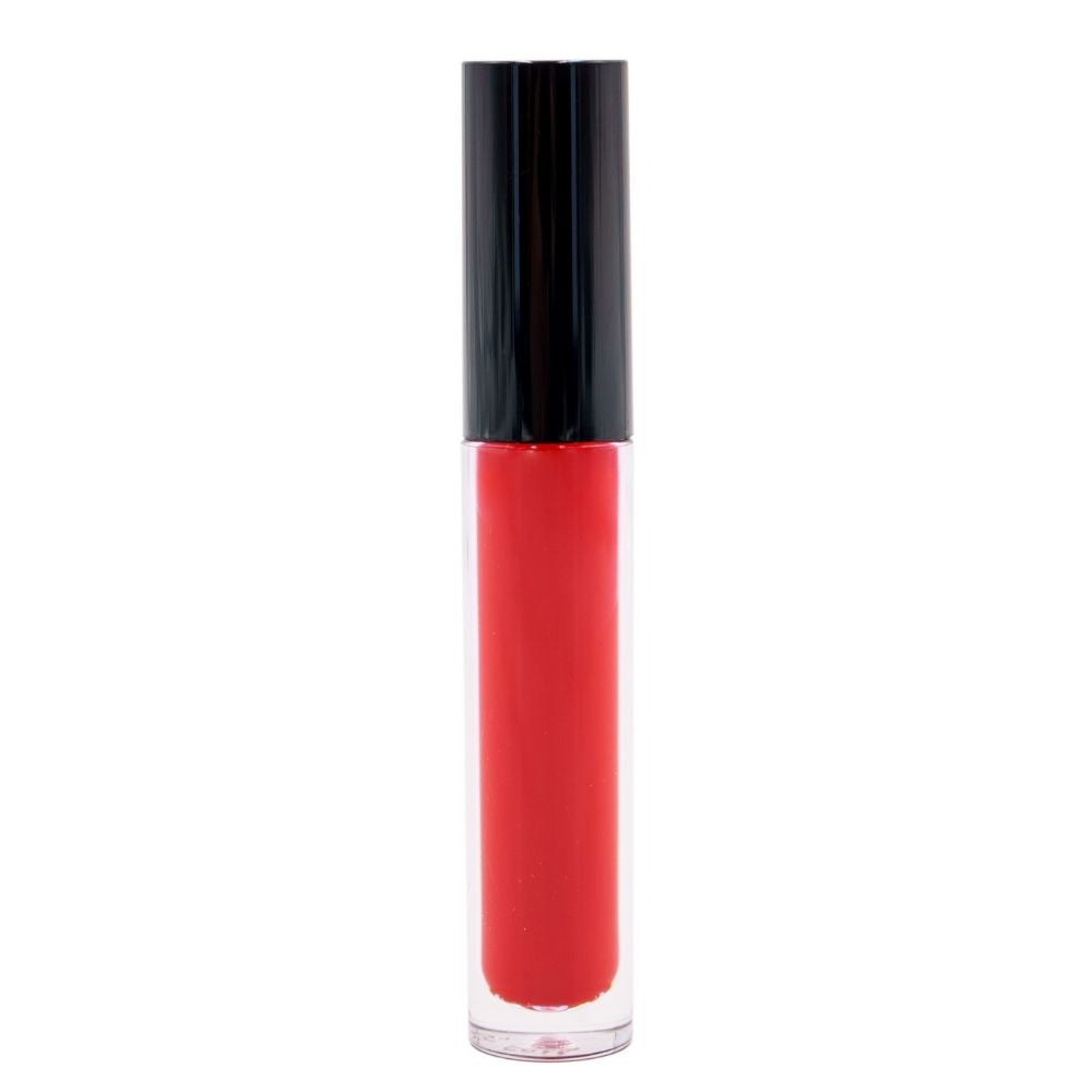 bold red lipgloss