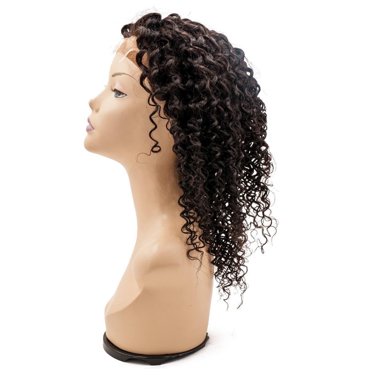 curly skin medical wig