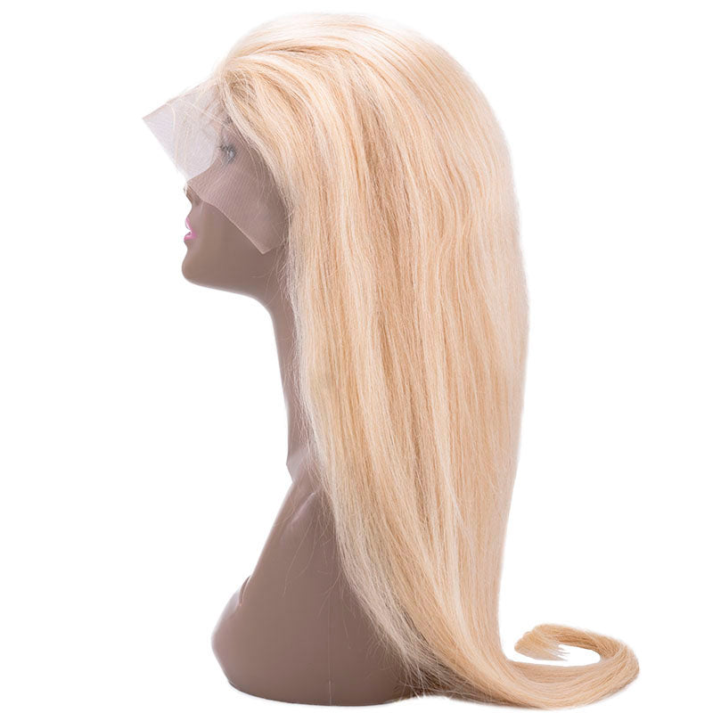 Brazilian Blonde Straight 13x4 Lace Front Wig side view