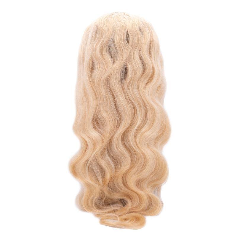 Back view of a Brazilian Blonde Body Wave U-Part Wig