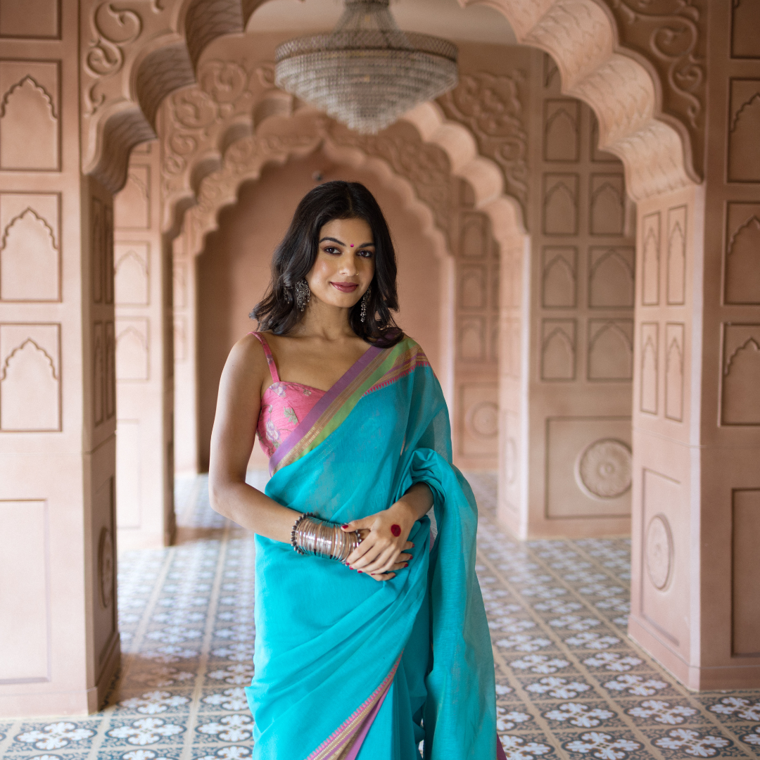 Indian Lady wearing a Sari