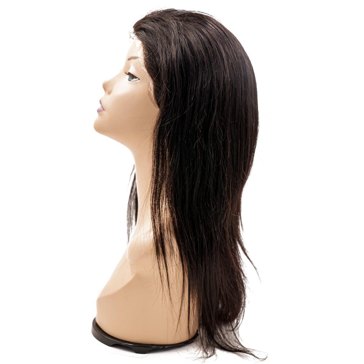 Straight Skin Polyurethane Medical Wig 14 inches