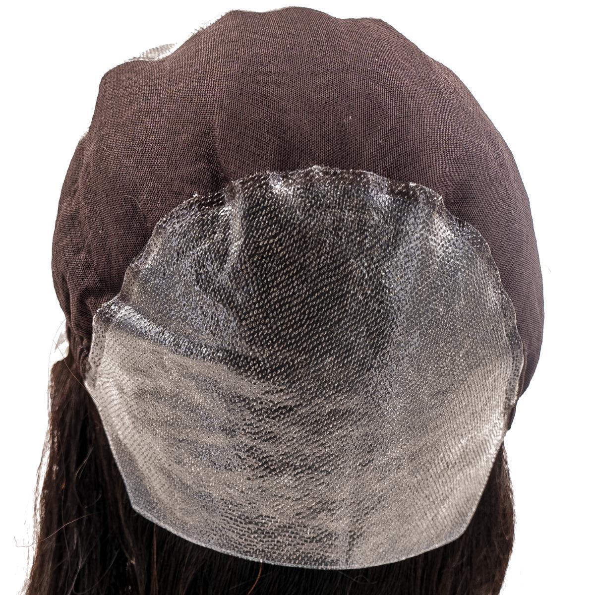 Straight Skin Polyurethane Medical Wig for Alopecia