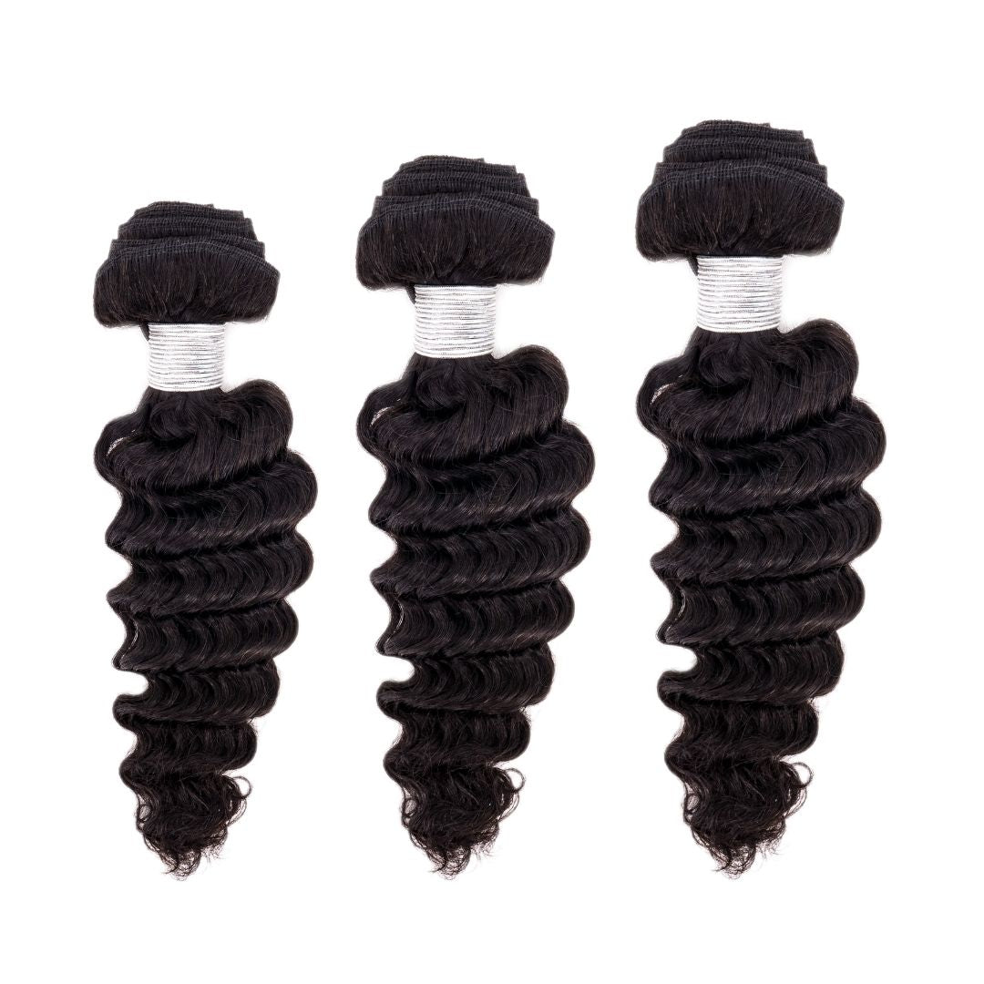 Brazilian Deep Wave Bundle Deals used for Wigs, Wavy Hairstyles for woman and men.