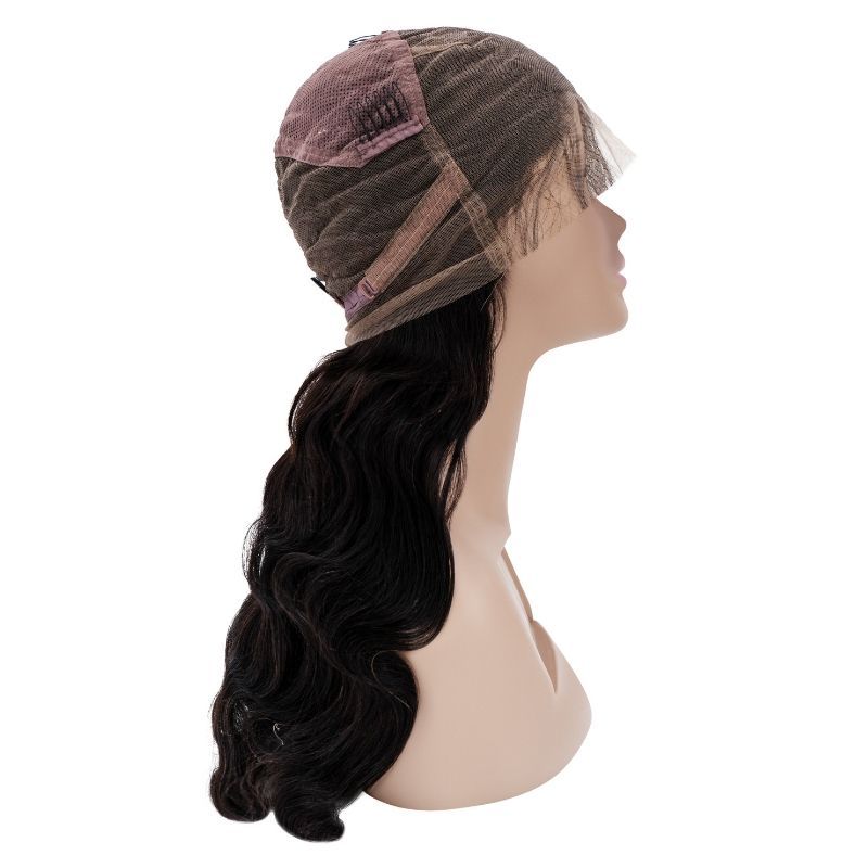body wave full lace inside view of cap