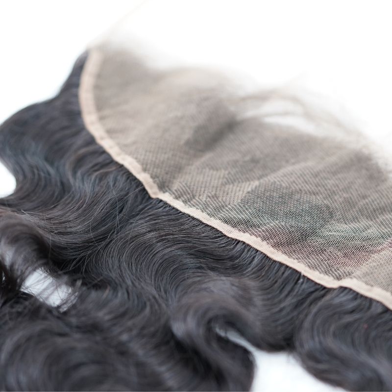 Close up of a Brazilian Body Wave Frontal