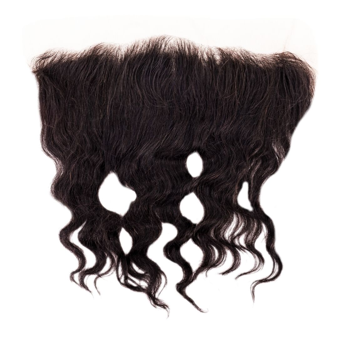 Brazilian Loose Wave Frontal on white background