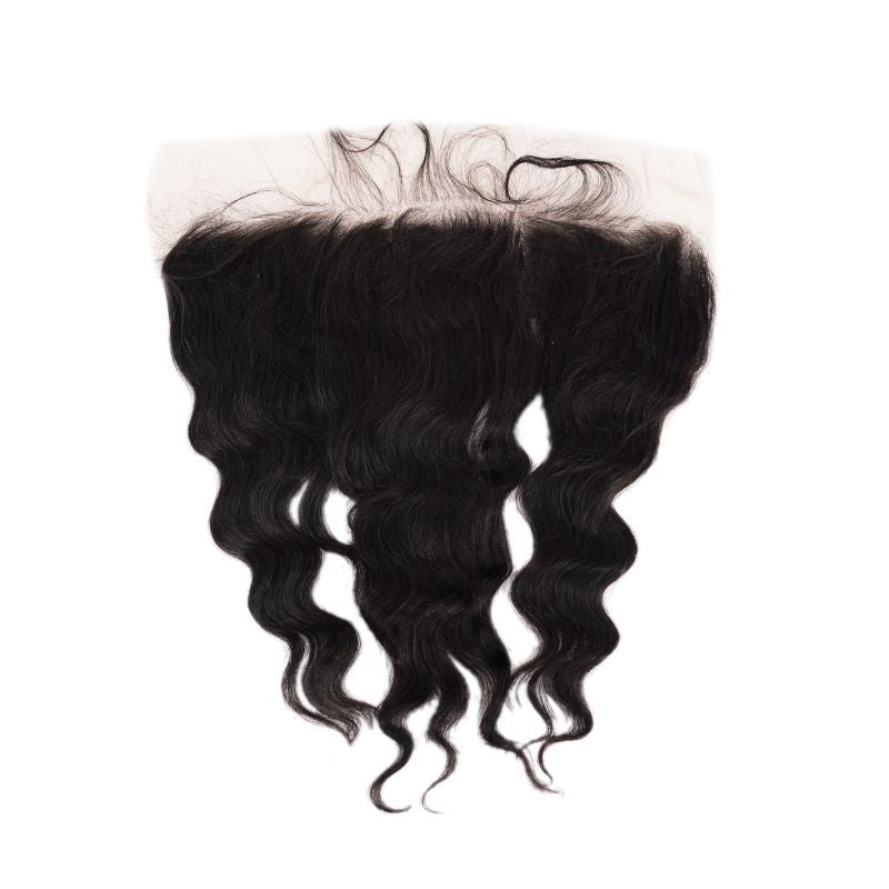 Top view of Brazilian Loose Wave Frontal
