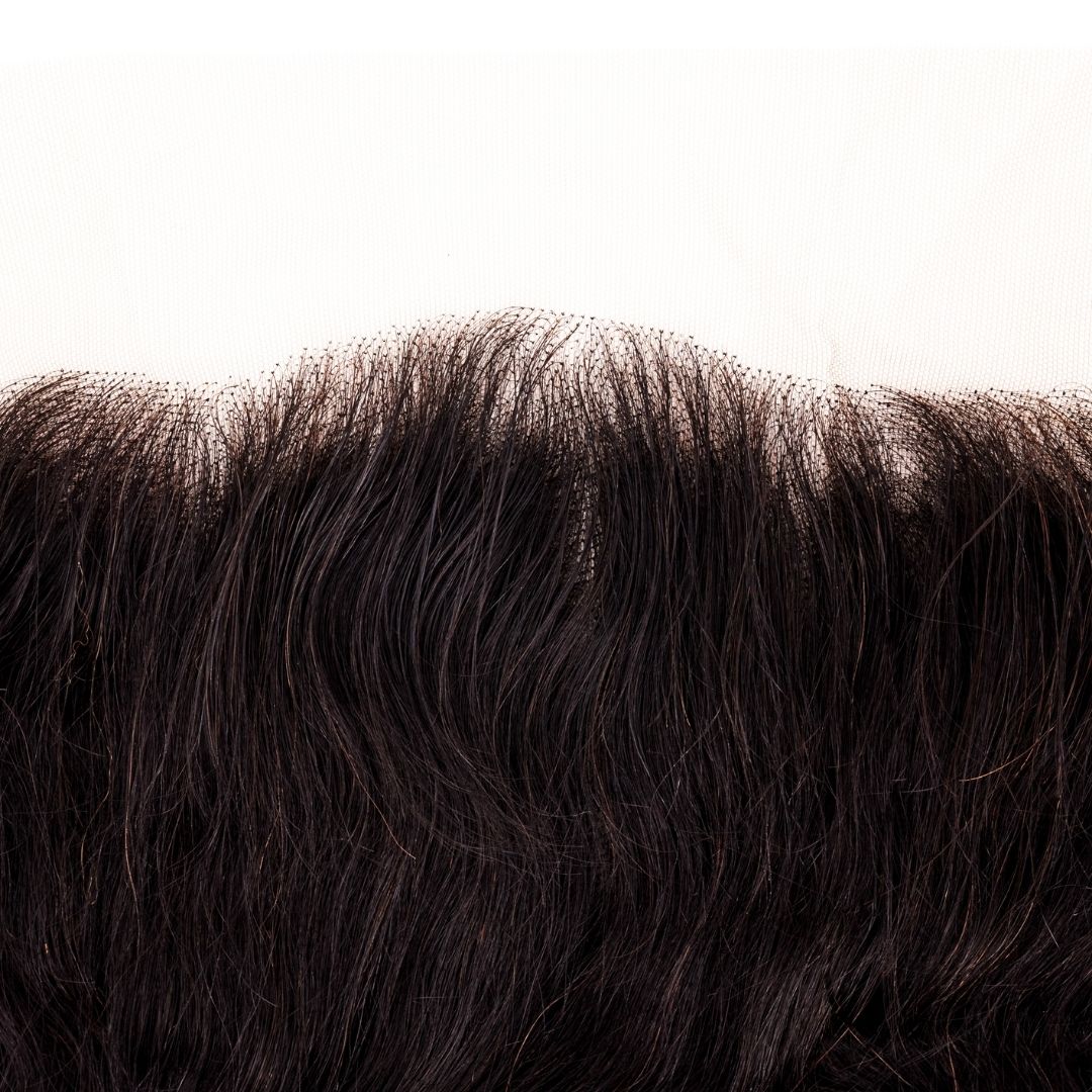 Magnified view of a Brazilian Loose Wave Frontal