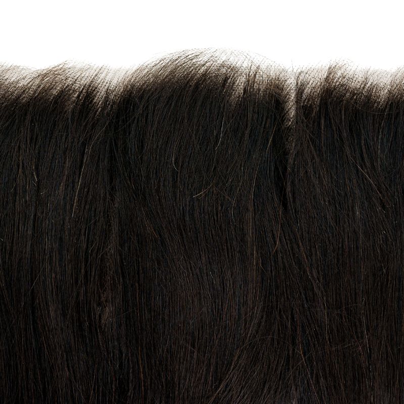 Zoomed in view of Brazilian Straight HD 13"x6" Frontal