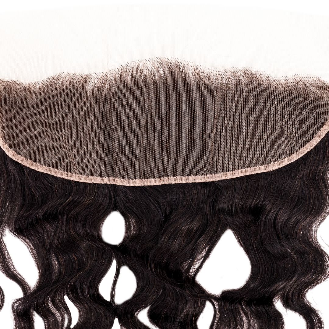 Full length view of Brazilian Loose Wave Frontal